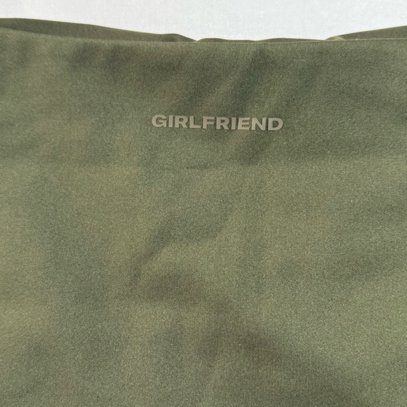 Girlfriend Collective Terrace Green Julia Cowl Neck Bra Size L - Picture 7 of 10